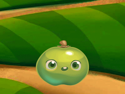 Appleboi [gif] apple character dancing farm fruit idle jump spine