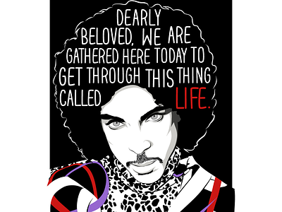 Prince black excellence black history month illustration musics legend prince