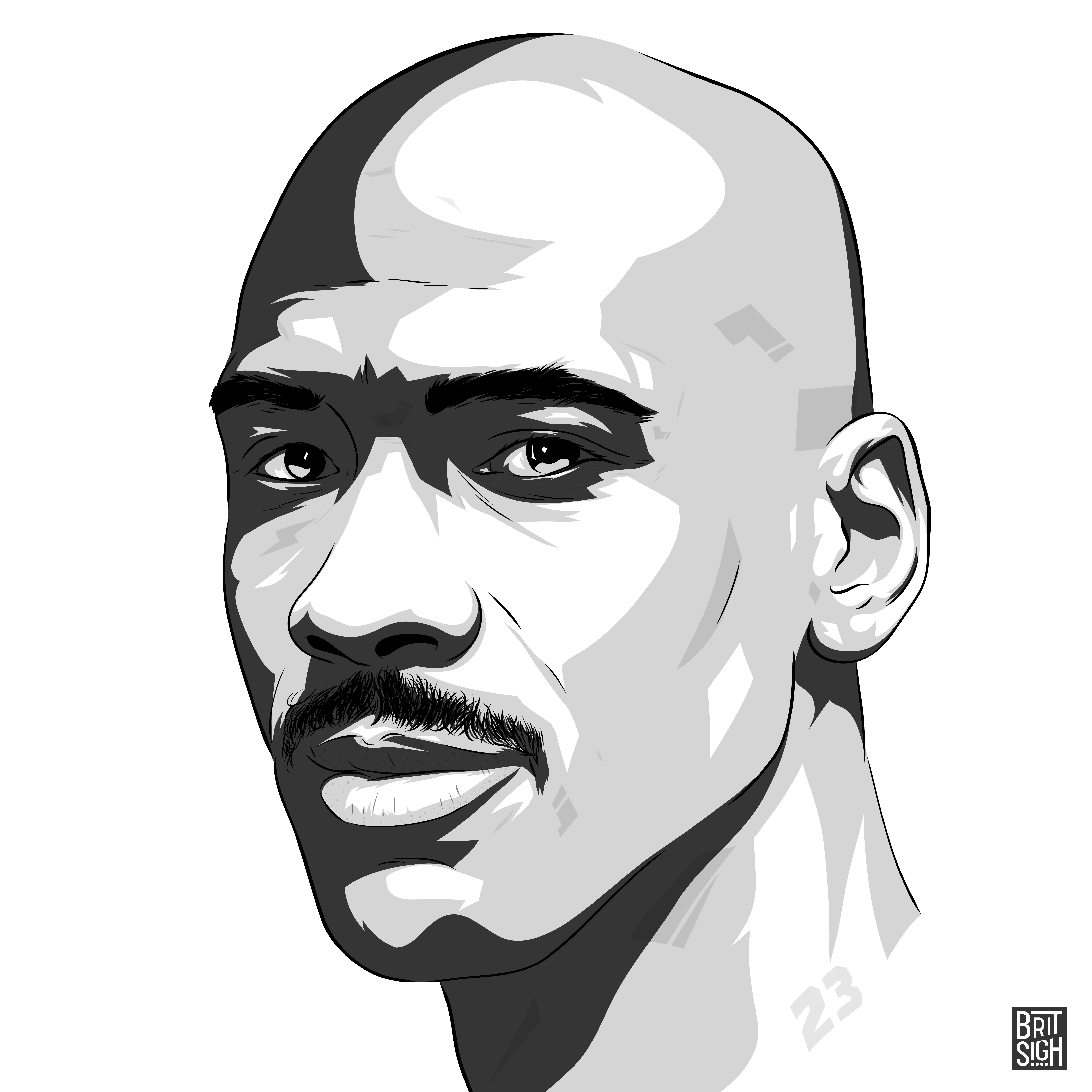 Michael Jordan By Brit Sigh On Dribbble