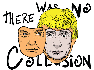 Trump Flesh Puppet adobe draw apple pencil collusion drawing dump trump graphic design illustration political putin trump