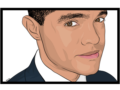 Trevor Noah adobe adobe draw apple pencil art celebrity digital art illustration portrait trevor noah