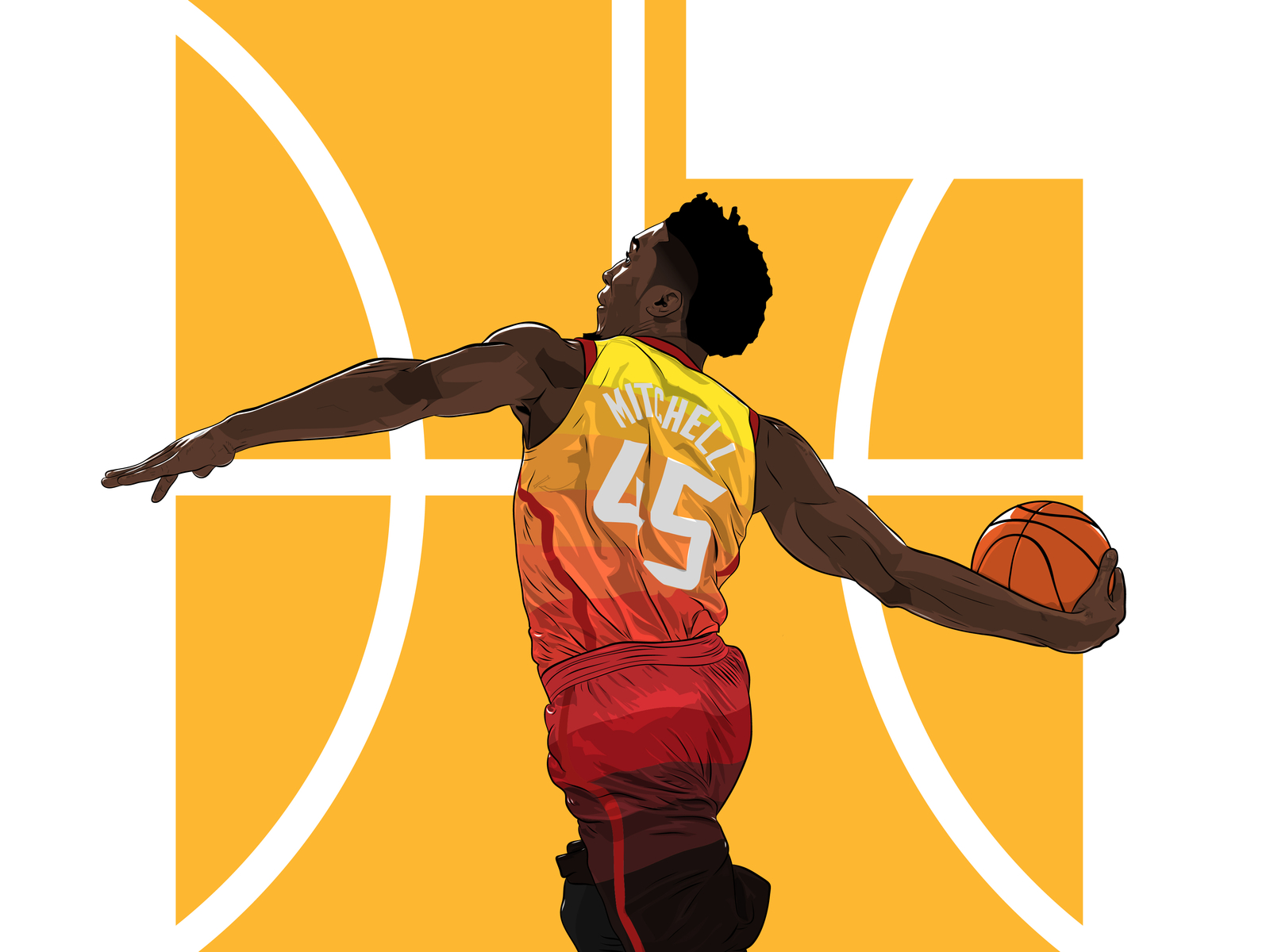 Donovan Mitchell by Brit Sigh on Dribbble