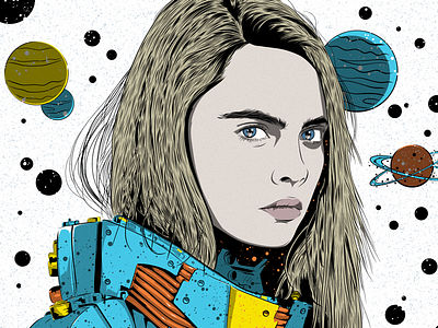 Valerian and the City of a Thousand Planets adobe draw alternative movie poster graphic design illustration movies poster design posters