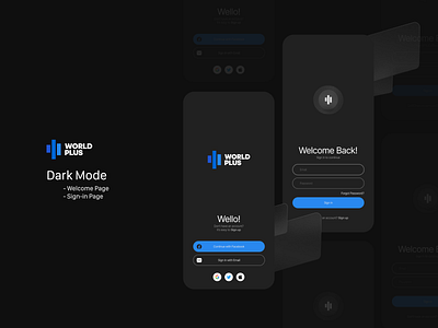 WorldPlus App - Dark UI branding daily ui dailyui dark dark app dark mode dark theme dark ui dashboard data fight figma figma design figmadesign figure ui ui ux ui design uidesign uiux
