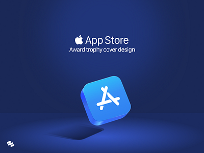 Apple App Store Awards Trophy - Cover Design app screen app screens app showcase app store app store icon apple apple design apple pencil apple watch applepencil application application design brand brand design brand identity branding branding design covers voice vote