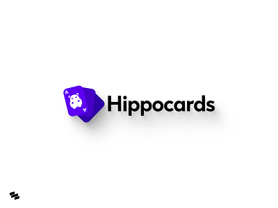Hippocards - Logo Concept animation app branding design illustration logo minimal type typography vector