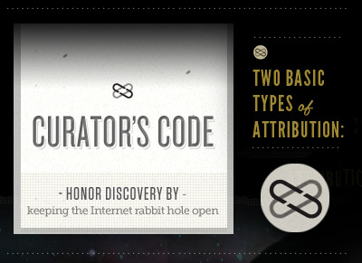 Curator's Code branding