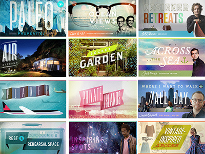 Airbnb Wishlists banners