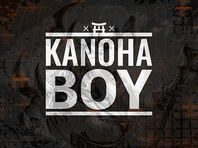 KanohaBoy Poster adobe art artwork design esport esports gamer icon illustration logo photoshop type art typoster web