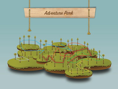 Adventure park map