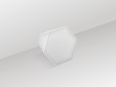Heksagon cube heksagon six speaker white