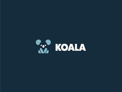 Koala Logo brand graphic koala logo negative