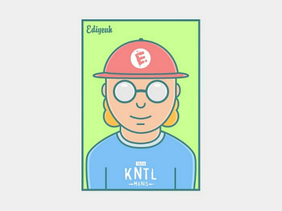 Avatar kntl avatar character gfx icon line mbe vector