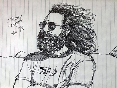 Jerry Garcia, Egypt '78 illustration
