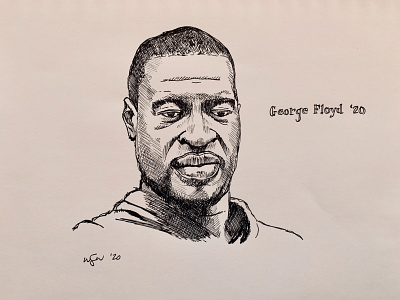 George Floyd 2020 illustration