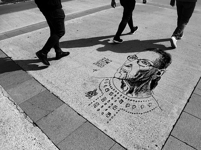 Street art mockup . . . RBG