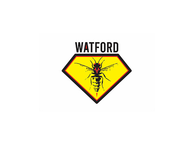 Watford FC Logo branding design illustration logo