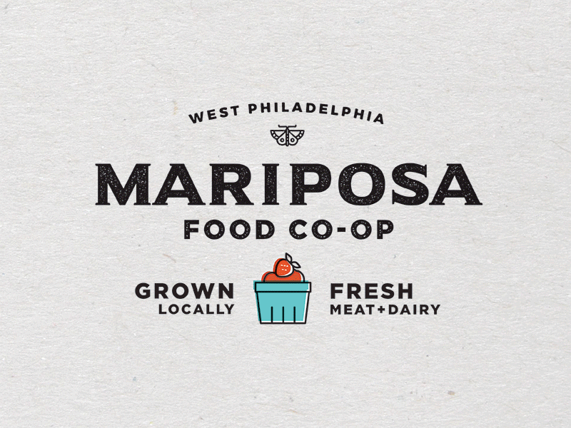 Months in the makin' branding food co op icons logo design rebrand supermarket t shirt tote bag west philadelphia
