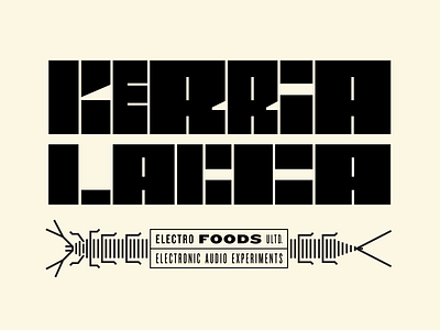 Kerria Lacca bug circuit design effects guitar philadelphia type typography vector art