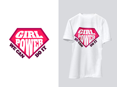 Girl Power T Shirt Vector Design