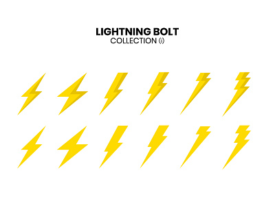 Lightning Bolt Icon Collection  i