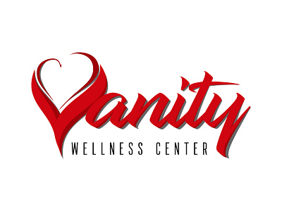 Vanity Wellness Center branding design logo treatment center vector