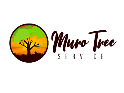 Muro Tree Service branding design logo tree service