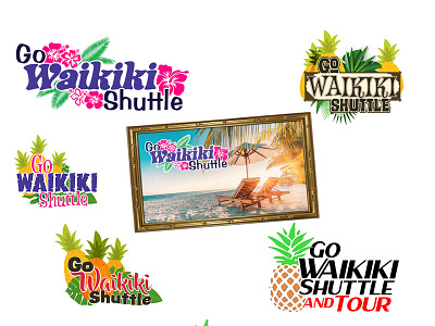 Go Waikiki Shuttle & Tour branding logo