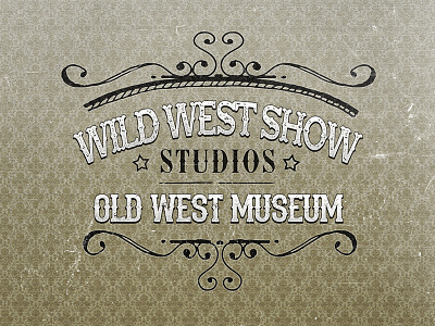 Wild West Show Studios - Old West Museum logo rustic vintage western