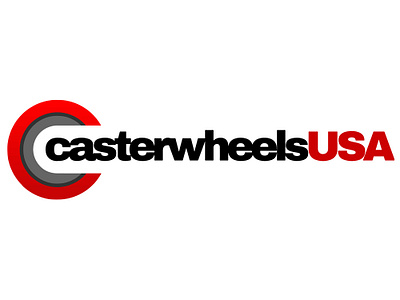 Caster Wheels USA branding design logo vector