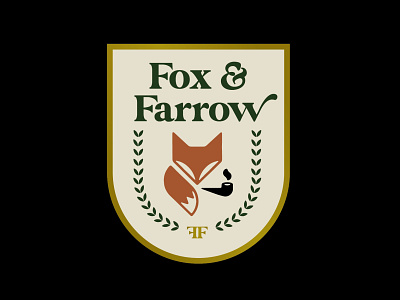 Fox & Farrow brand branding fox fox logo foxs graphic design illustrator logo logo design logos pub logos pubs rebrand restaurant branding restaurant logo restaurant logos