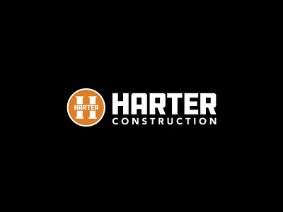 Harter Construction Stellen Design Logo Design brand branding construction construction company construction logo dc hardware graphic design logo logo design logos