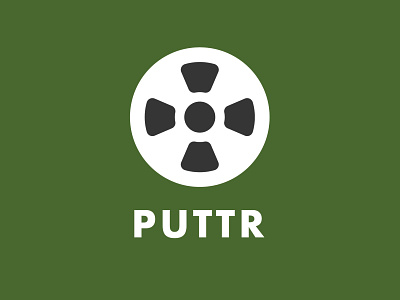 Puttr brand identity branding golf golf branding golf logo hole illustration logo logo design sports