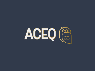 ACEQ Restaurant animal logo branding graphic design logo logo design owl owl logo restaurant branding restaurant logo
