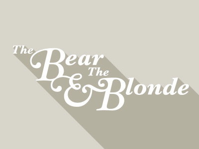 The Bear and The Blonde