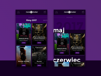 Movie app UI for fun