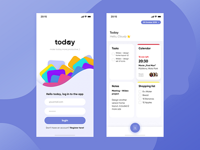 Today app concept