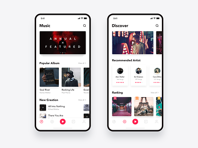 Music App music ui 应用 简单