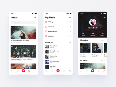 Music App music ui 应用 简单