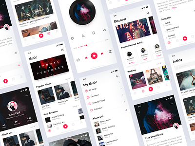Music App ui 图标 应用 简单 音乐