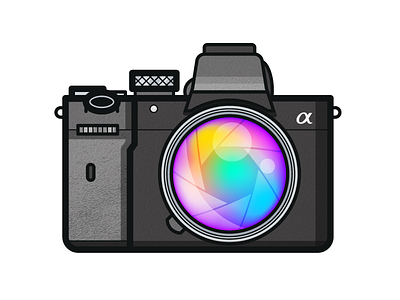 Sony A7 illustration