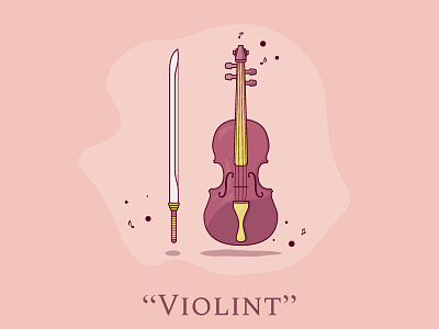 Violint is a concept weapon concept art illustration sword vector violin weapon