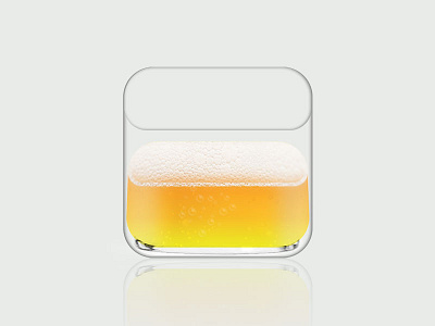 A glass of beer icon