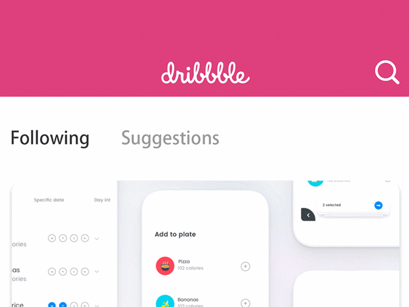 Search UX#dribbble app redesign