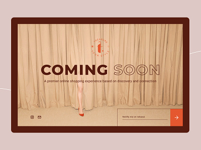Coming soon Trove proposal branding coming soon page design fashion brand ui web design website