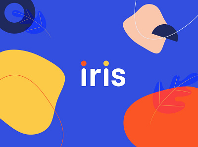 Iris - banking app app banking app blob branding branding concept colors palette design iris