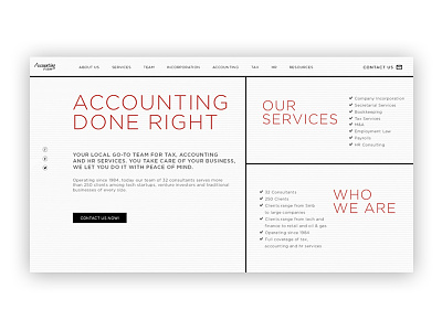 Accounting 2 agency beautiful beauty creative creativeagency design
