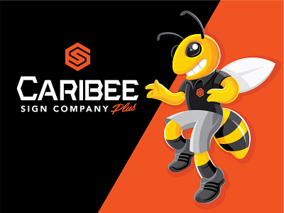 Bee Company Mascot Design