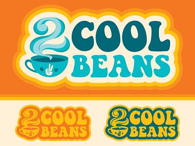 2 Cool Beans Coffee Truck Logo