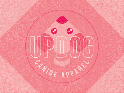 Updog Canine Apparel accessories apparel brand branding canine clothing design dog fashion identity logo mark modern puppy updog